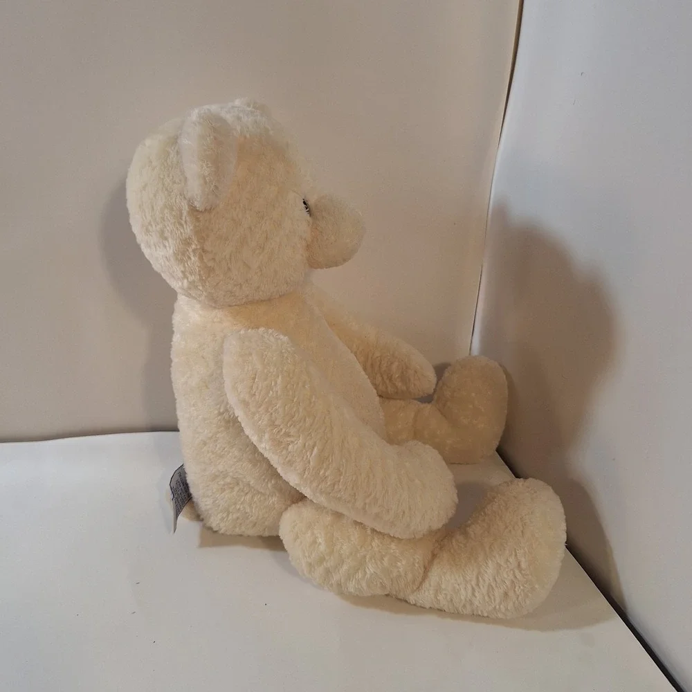 Baby Gund My First Teddy Plush   Pastel Yellow Stuffed Animal Missing Necktie